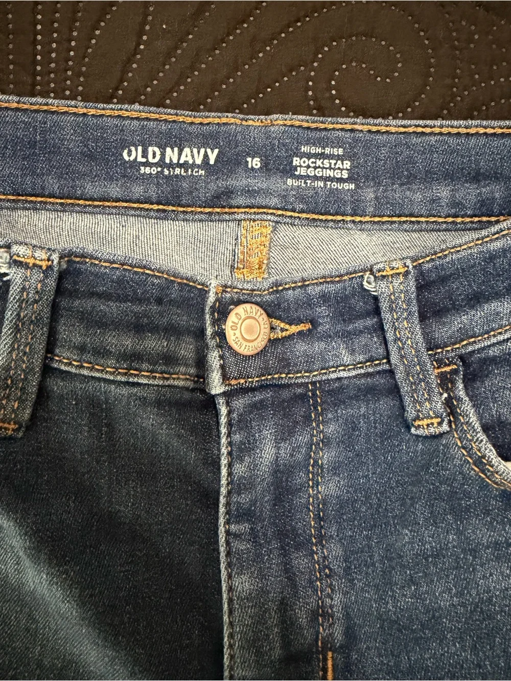Girls Old Navy High Rise Rockstar Distressed Jeggings